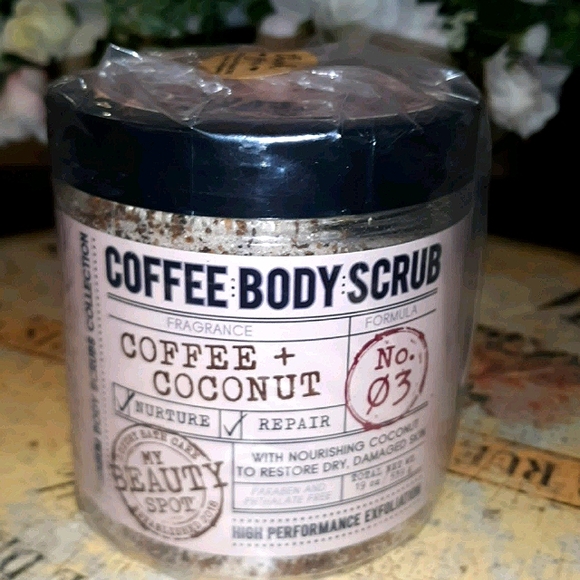 đïž19 OZ~COFFEE & COCONUT BODY SCRUB WITH FREE BONUS!đGREAT GIFT!đ - Picture 11 of 13